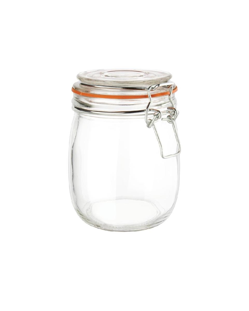 Bocal à conserve - 0,75 Litre - Ø 8,9 x H 14,5 CM - Verre - Vogue - P491