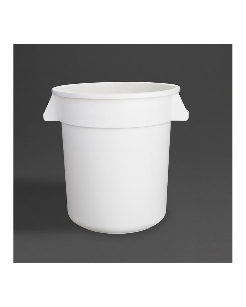 Conteneur de Stockage - 38 Litres - Blanc - Ø 39,8 x H 43,4 CM - Polypropylène - Vogue - GG792