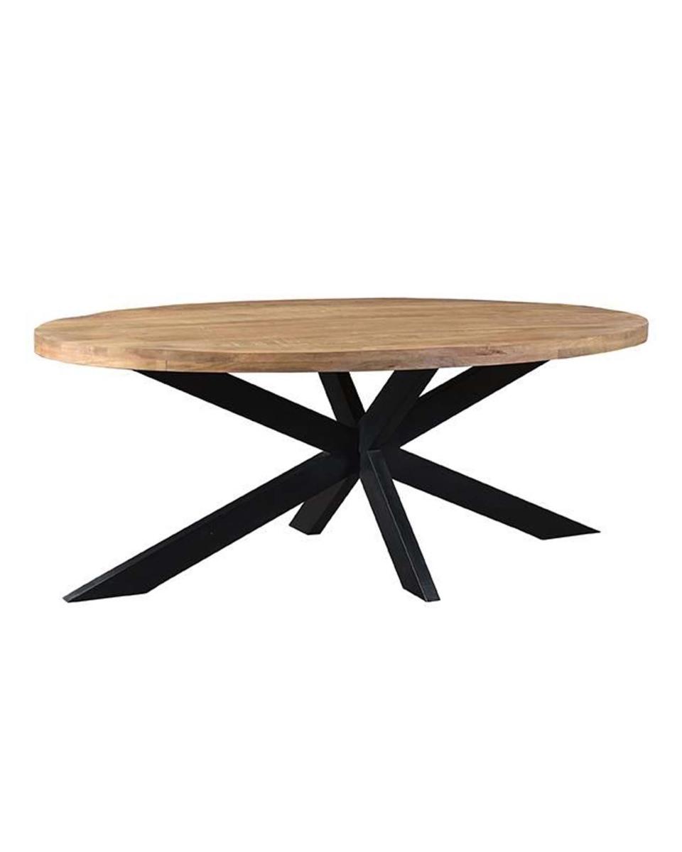 Table régulière - Zizzy - 210 x 100 CM - Mangue Brute - Promoline