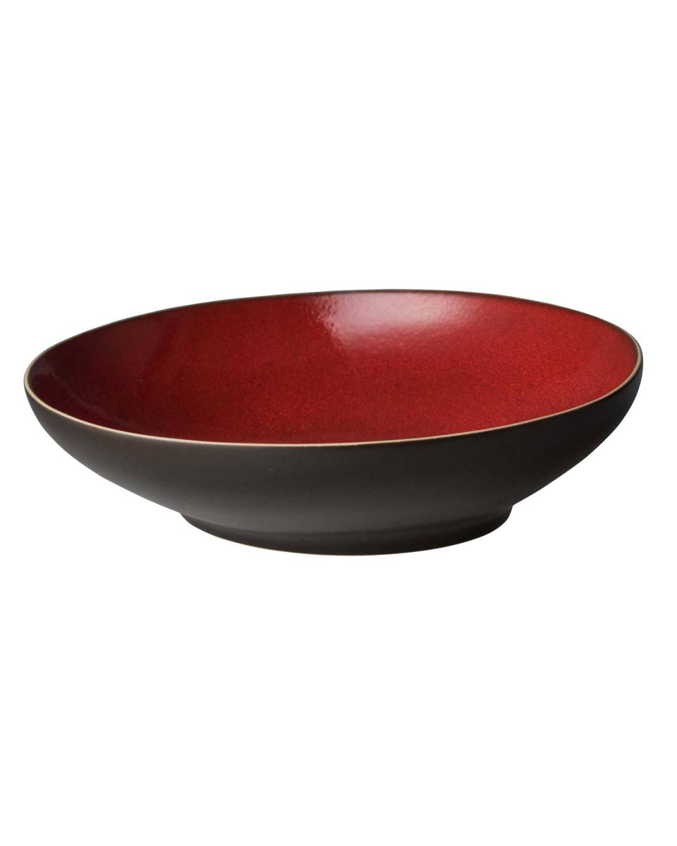 Assiette creuse - Ø23 CM - 4 pièces - Rouge / Marron - Palmer - Lava - 527273