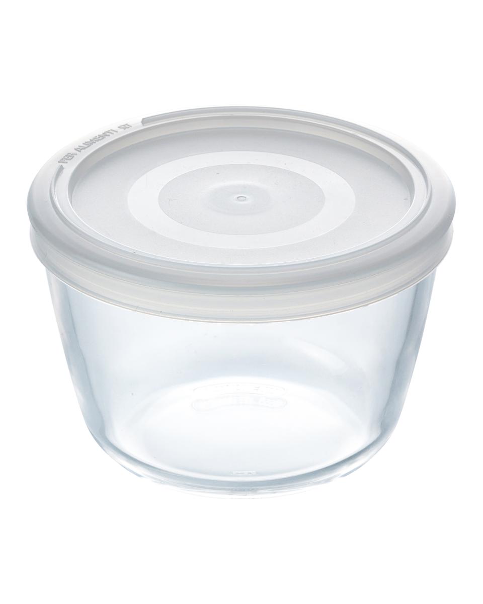 Plat à four - 60 CL - H 12 x Ø8,5 CM - Borosilicate - Pyrex - Cookfreez - 532409