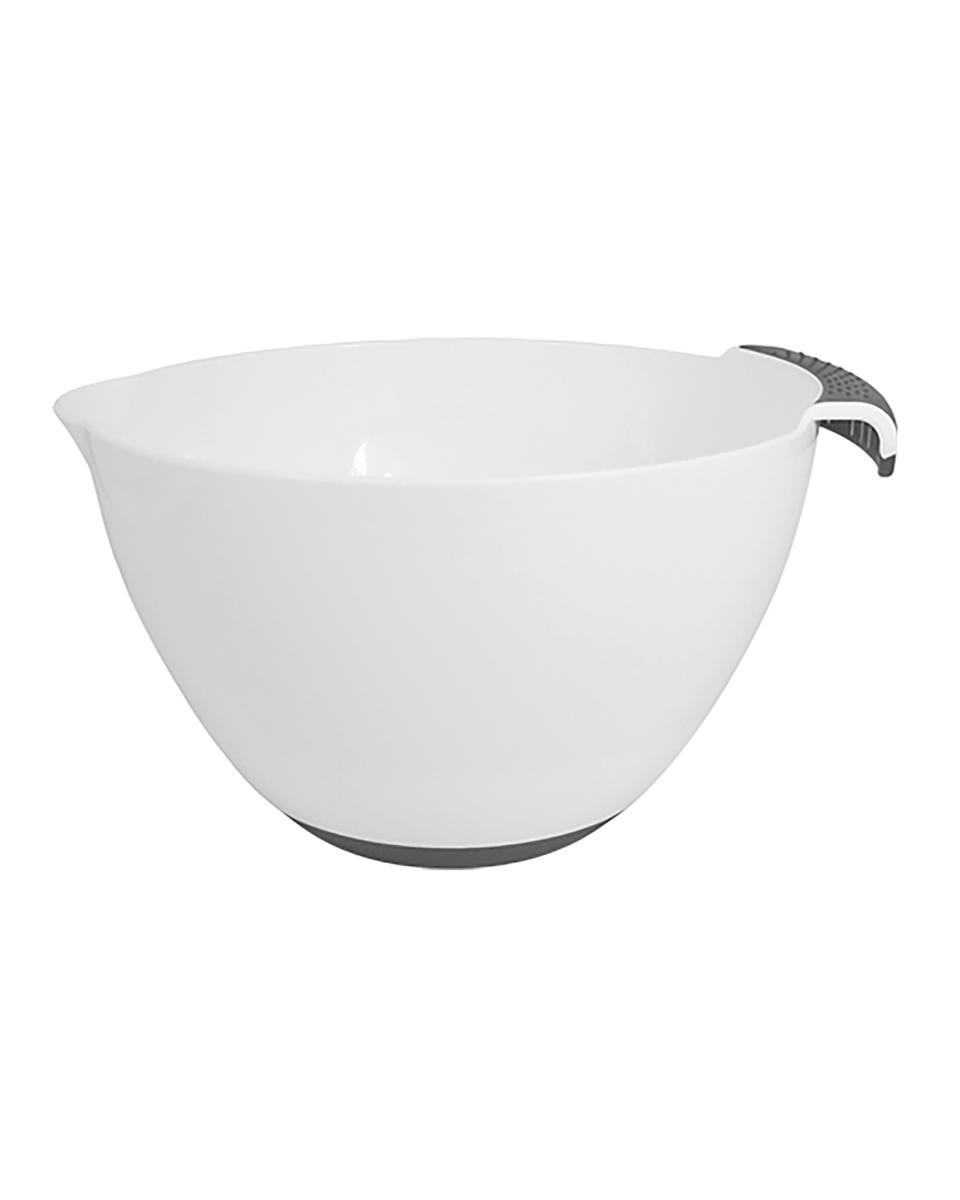 Bol mélangeur - H 13 CM - 0,18 KG - Ø20 CM - Polypropylène - Blanc - 2,5 Litre - 820125