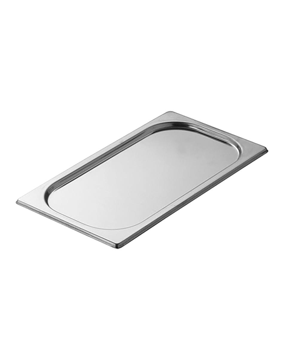 Couvercle Gastronorm - 1/2 GN - 32,5 x 26,5 CM - Inox - Neutre - Caterchef - 953128