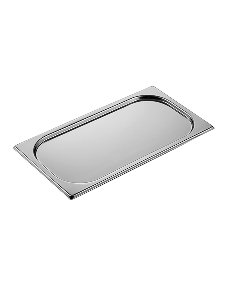 Couvercle Gastronorm - 1/3 GN - 32,5 x 17,6 CM - Inox - Neutre - Caterchef - 953138