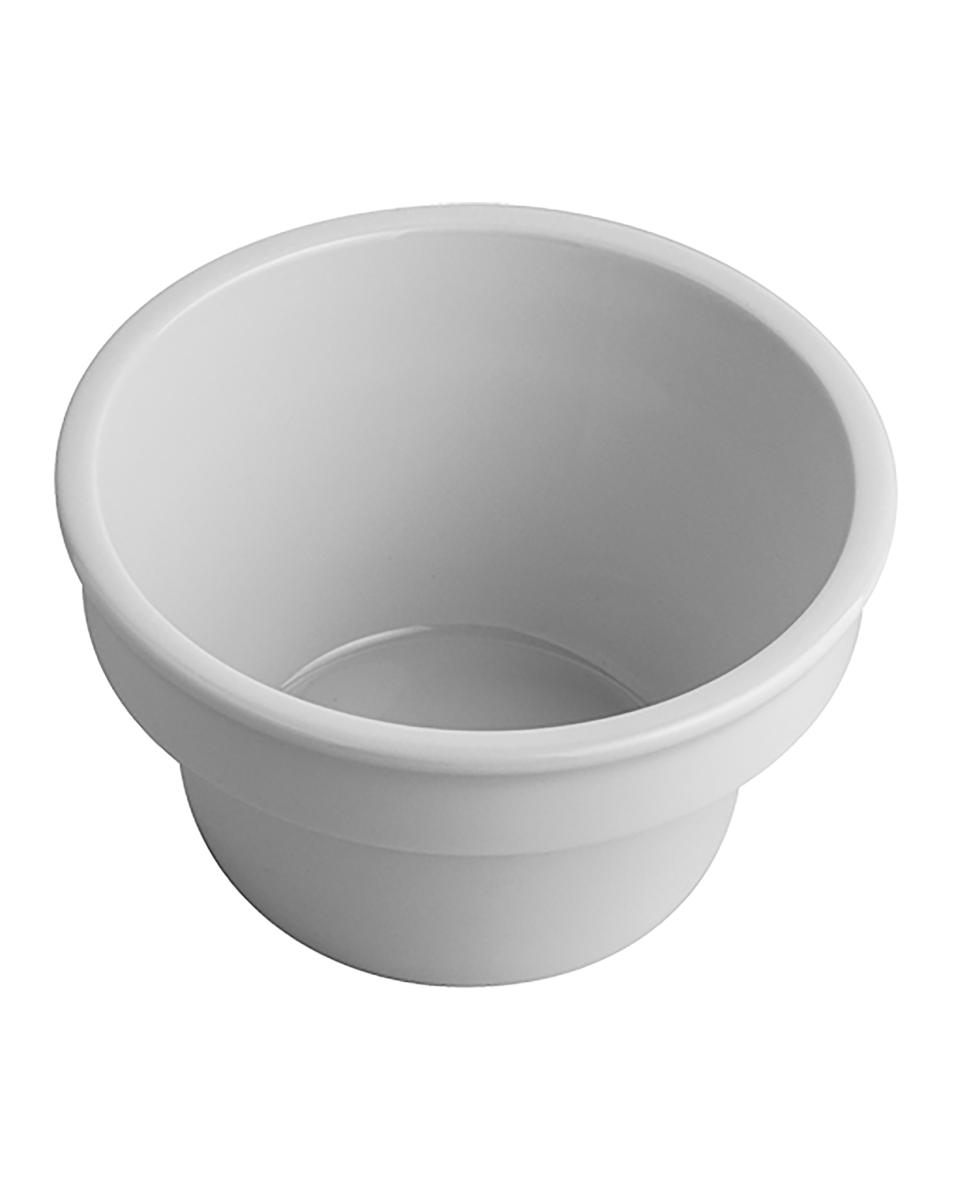 Plat de service - H 7,5 CM - 0,001 KG - Ø13 CM - Porcelaine - Blanc - 0,5 Litre - 235235