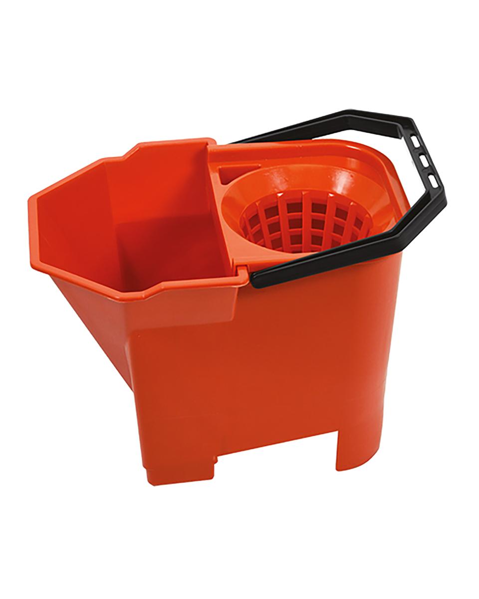 Seau à vadrouille - 0,01 KG - Plastique - Rouge - 10 Litres - 546014