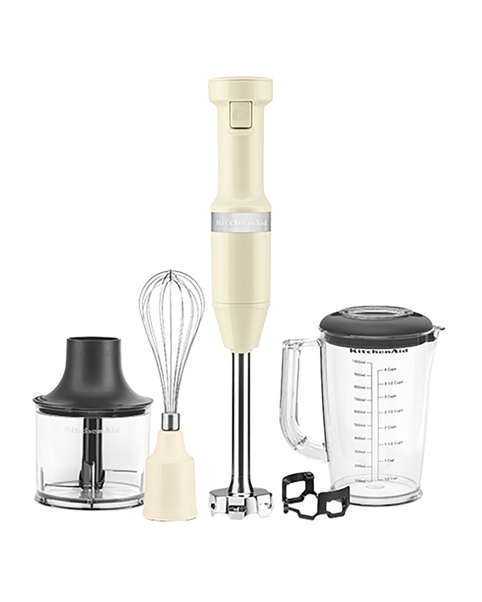 Mixeur plongeant - 0,935 KG - 41,4 CM - 220 - 240 V - 180 W - Crème - KitchenAid - 521163