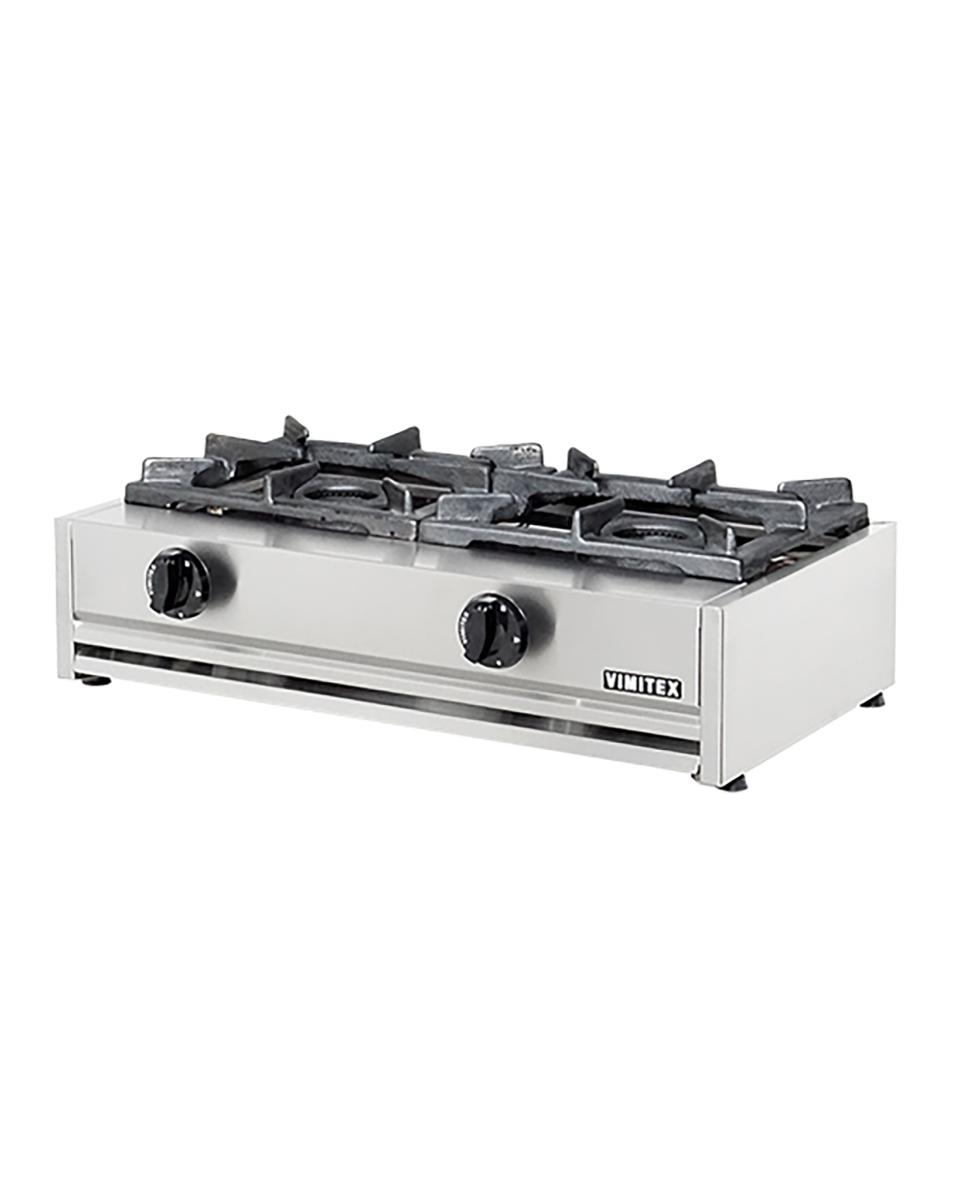 Appareil de cuisson - H 20 x 71 x 40 CM - 22 KG - Gaz naturel - 14 CM - Inox - Gaz - Vimitex - 305002