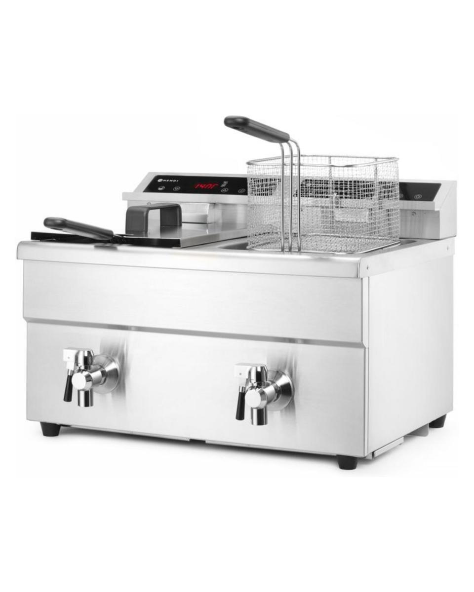 Friteuse Induction Double - Ligne Cuisine - 8 Litres - Hendi - 215029