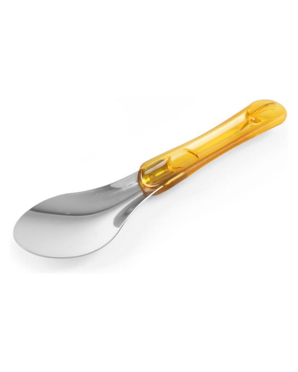 Spatules à Glace Manche Tritan - Jaune - 26 cm - Inox - Hendi - 755822