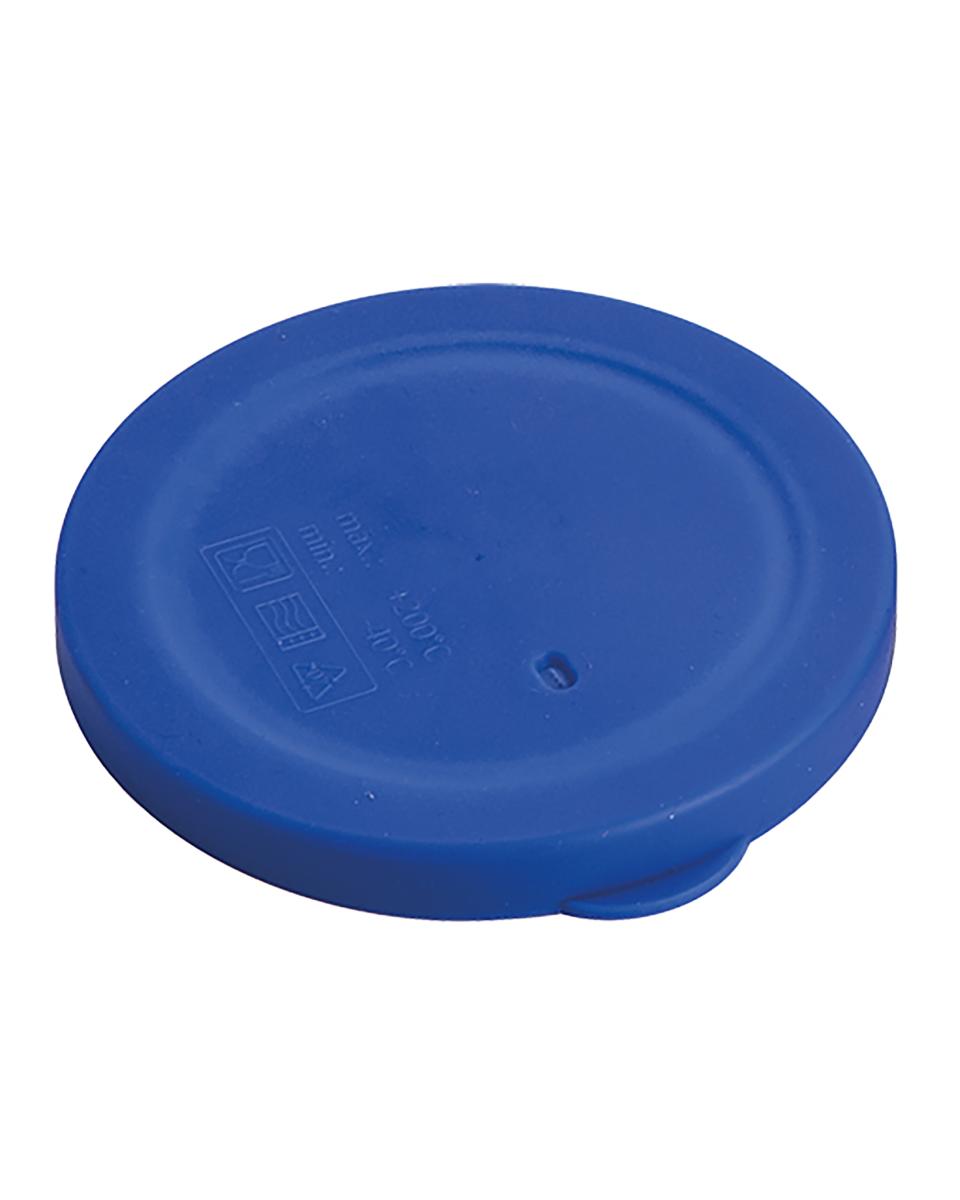 Couvercle Plat de service - 0,04 KG - Ø11,5 CM - Silicone - Bleu - -40°C / +200°C - Standard - 235231