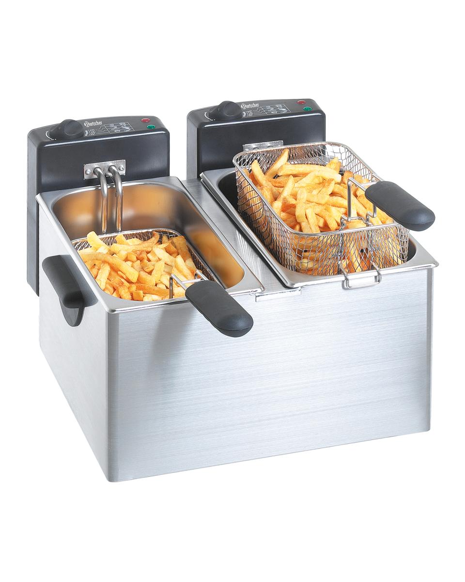 Friteuse - 2 x 4 litres - 230V - Bartscher - A165112