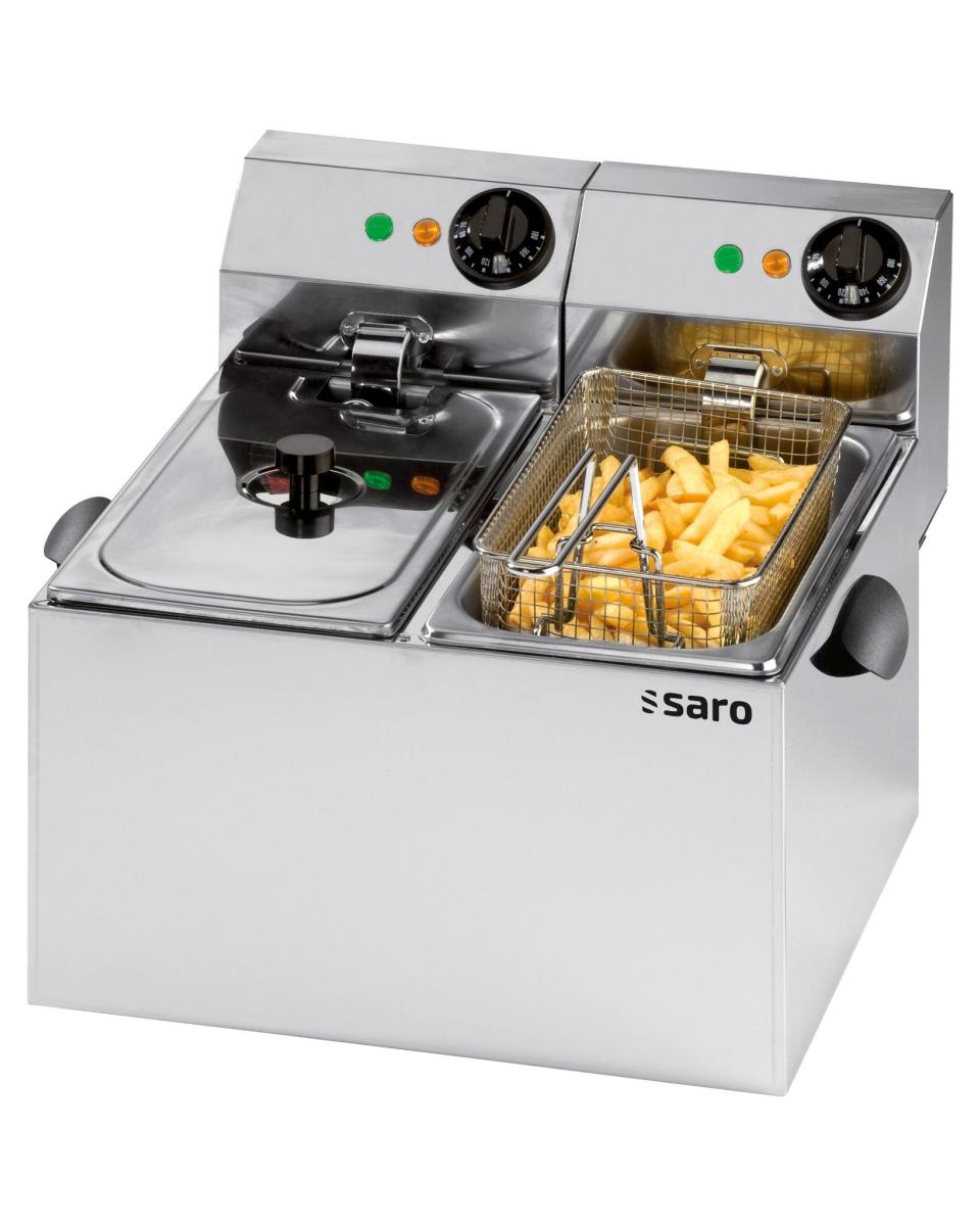 Friteuse - 2 x 4 litres - Saro - 172-2040