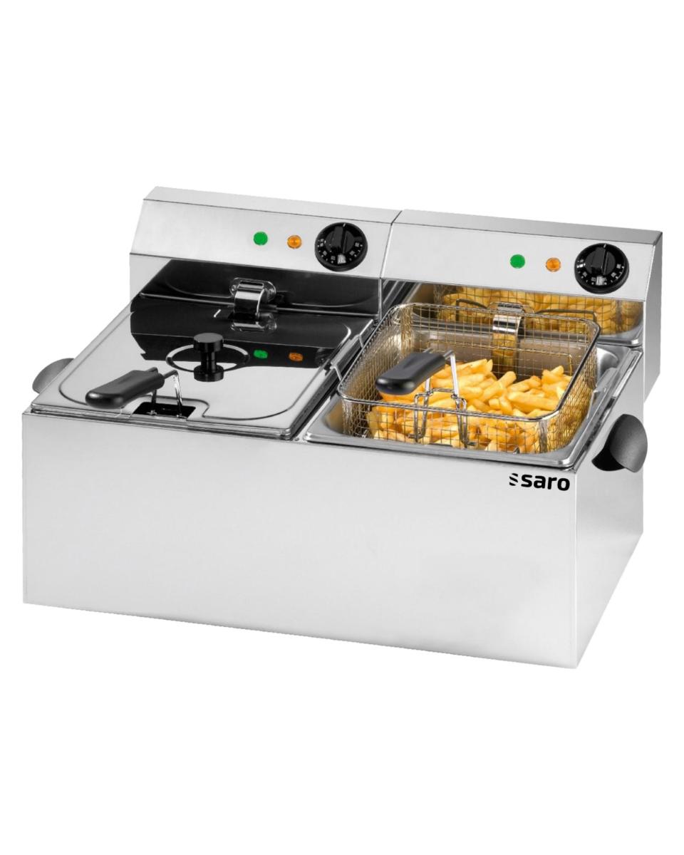 Friteuse - 2 x 6 litres - Saro - 172-2060