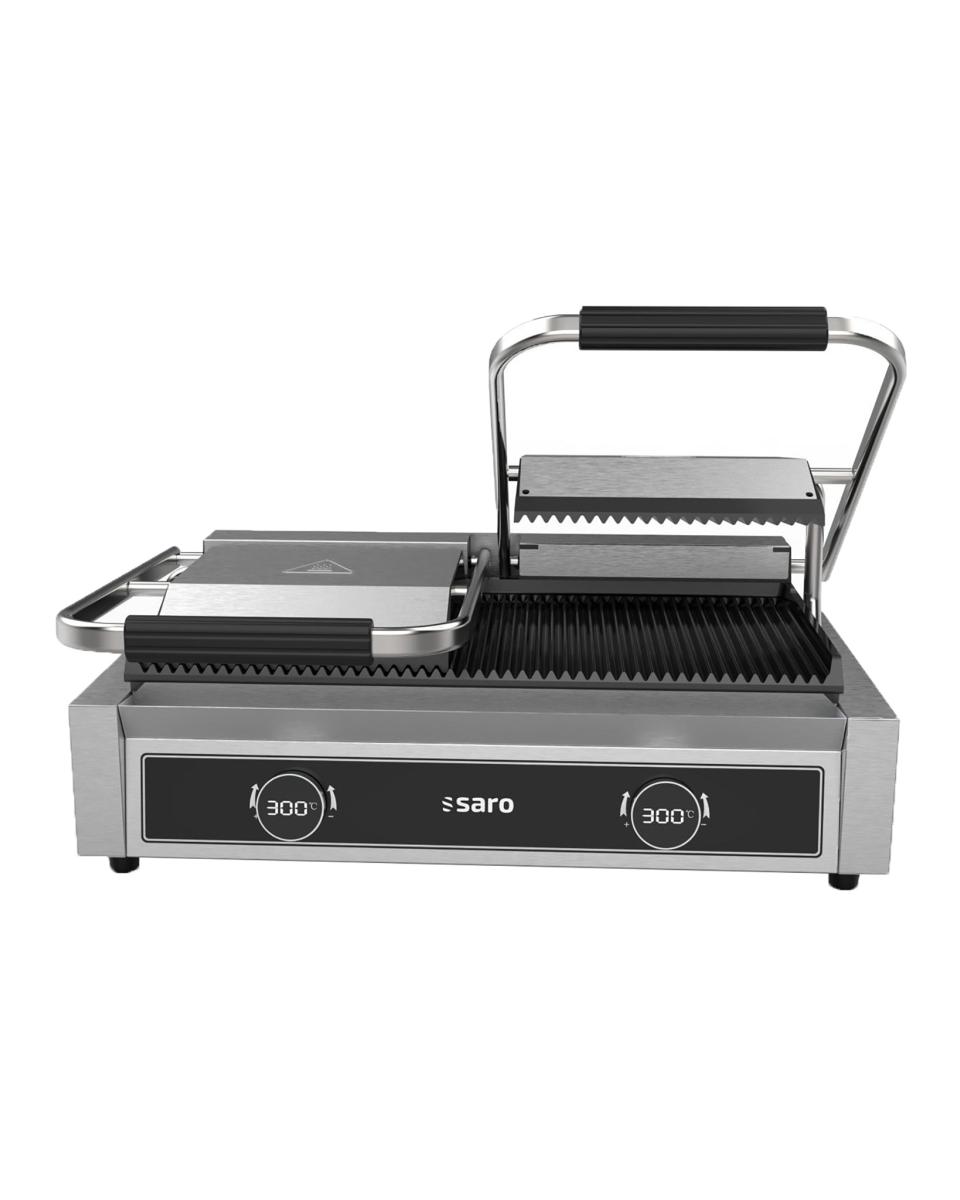 Contactgrill - 230V - H 19 x B 58 x D 41 CM - Saro - 443-2010