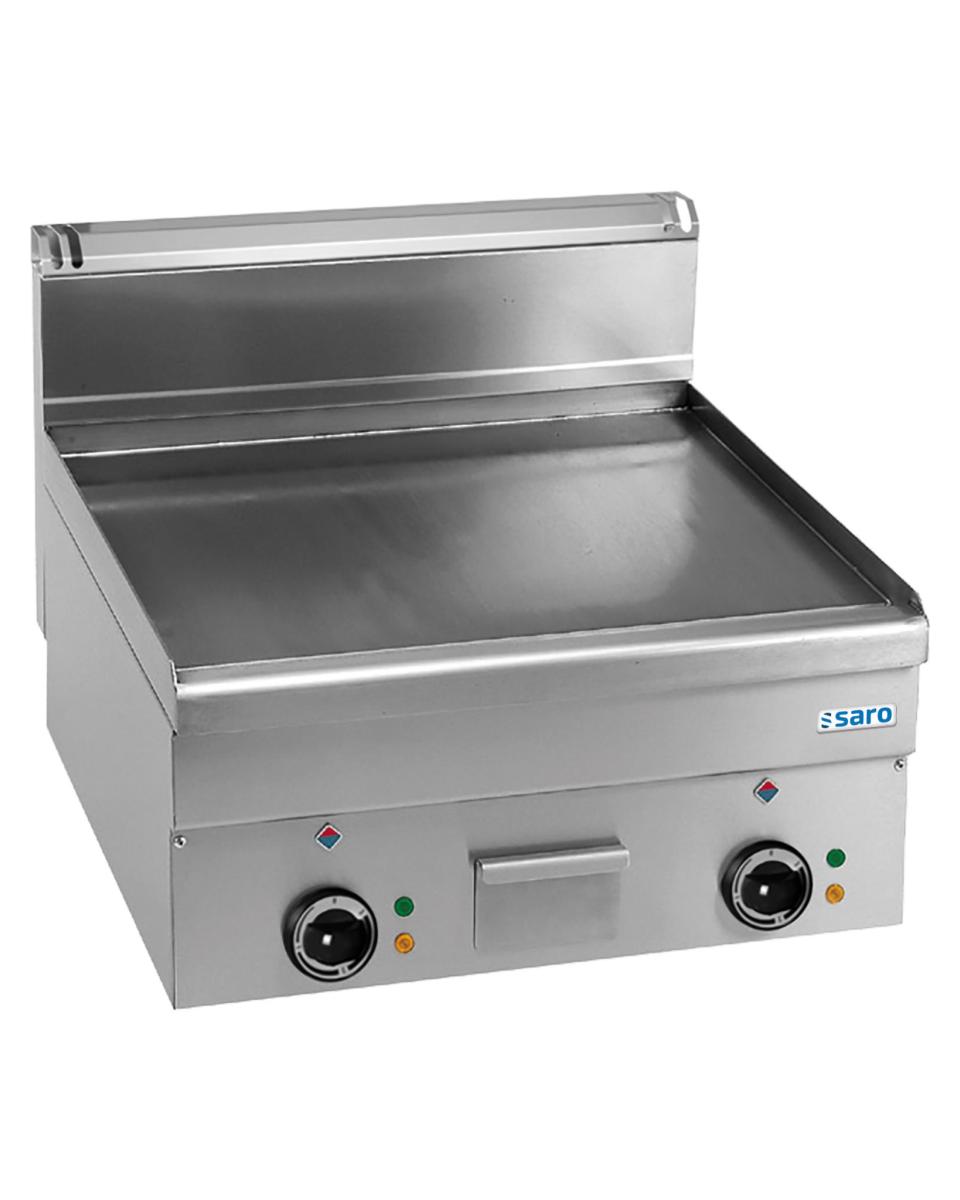 Grillplaat - Elektrisch - Glad - RVS - 400V - H 27 x B 60 x D 60 CM - Saro - 504-1110