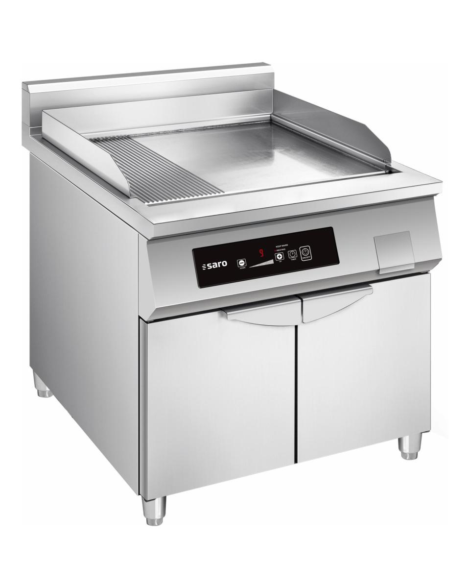 Grillplaat - Inductie - RVS - 380-420V - H 98 x B 80 x D 70 CM - Saro - 360-1215