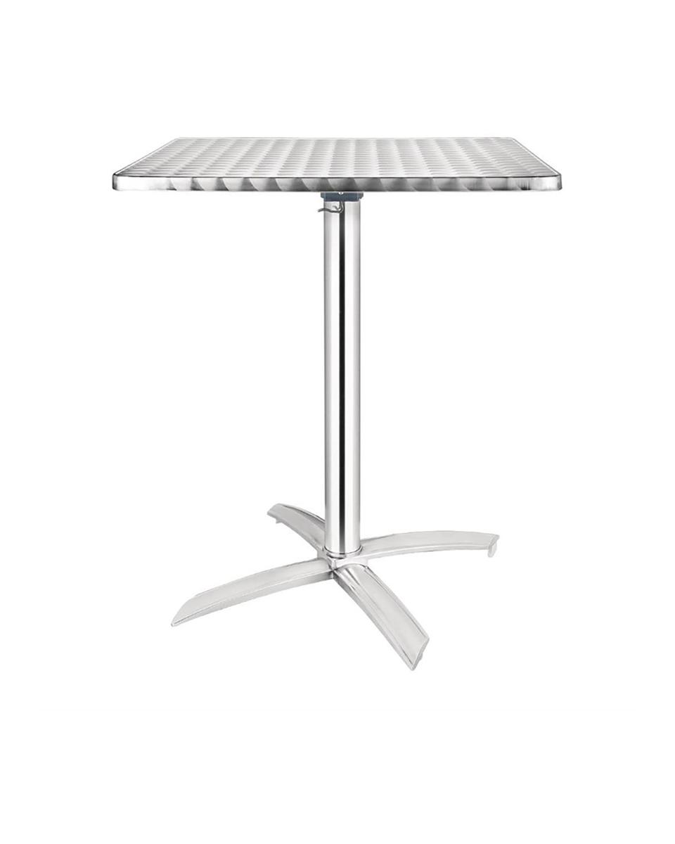 Table - H 72 x 60 x 60 CM - Inox - Boléro - CG838