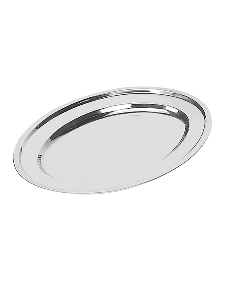 Plateau de service - 50 x 35 CM - 0,54 KG - Inox 18/08 - Trenton International - 085550